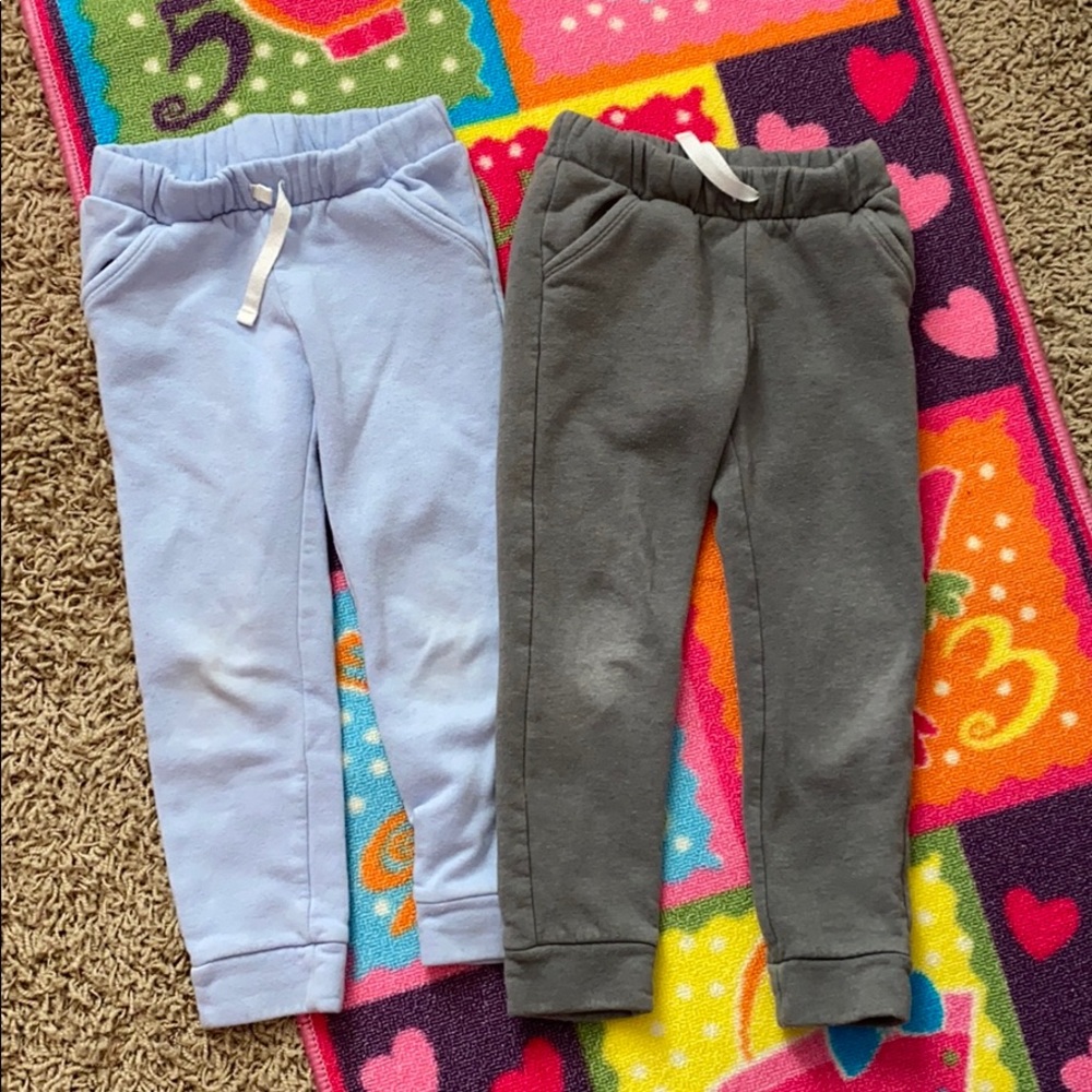 2 pairs sweats/joggers 4t